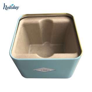 2020 Hot Sale Fashioned Recyclable Eco-friendly Kraft Pulp Box For Packing Watch Of Holidaypac