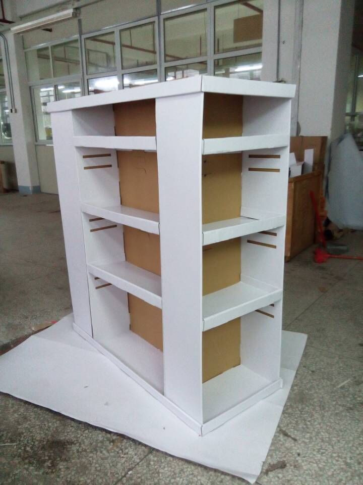 Holidaypac archive reference of an unprinted multi-sided pallet-display prototype