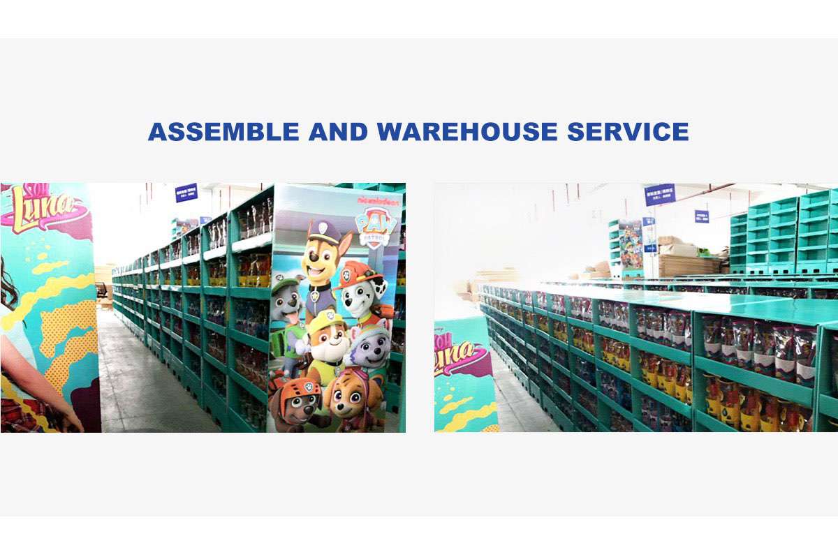 lanshow holiday display can provide assemble and warehouse service