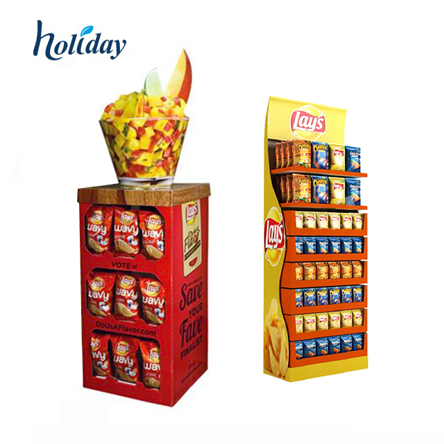 Custom Printing Supermarket Cardboard Chip bread biscuits nuts food ...