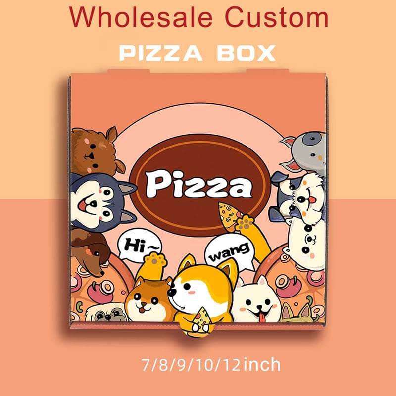 1.Cartoon pizza box