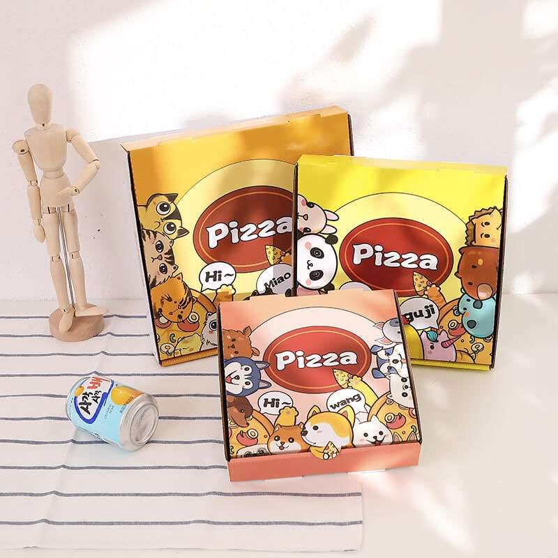 3.Cartoon pizza box