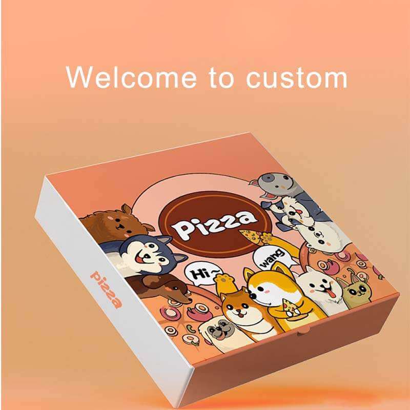 4.Cartoon pizza box