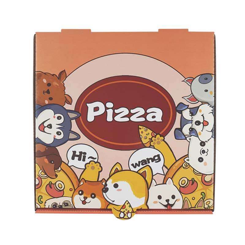 5.Cartoon pizza box