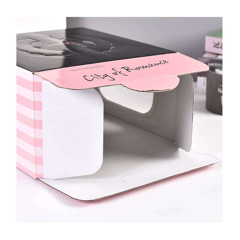 5.black pink cake boxes
