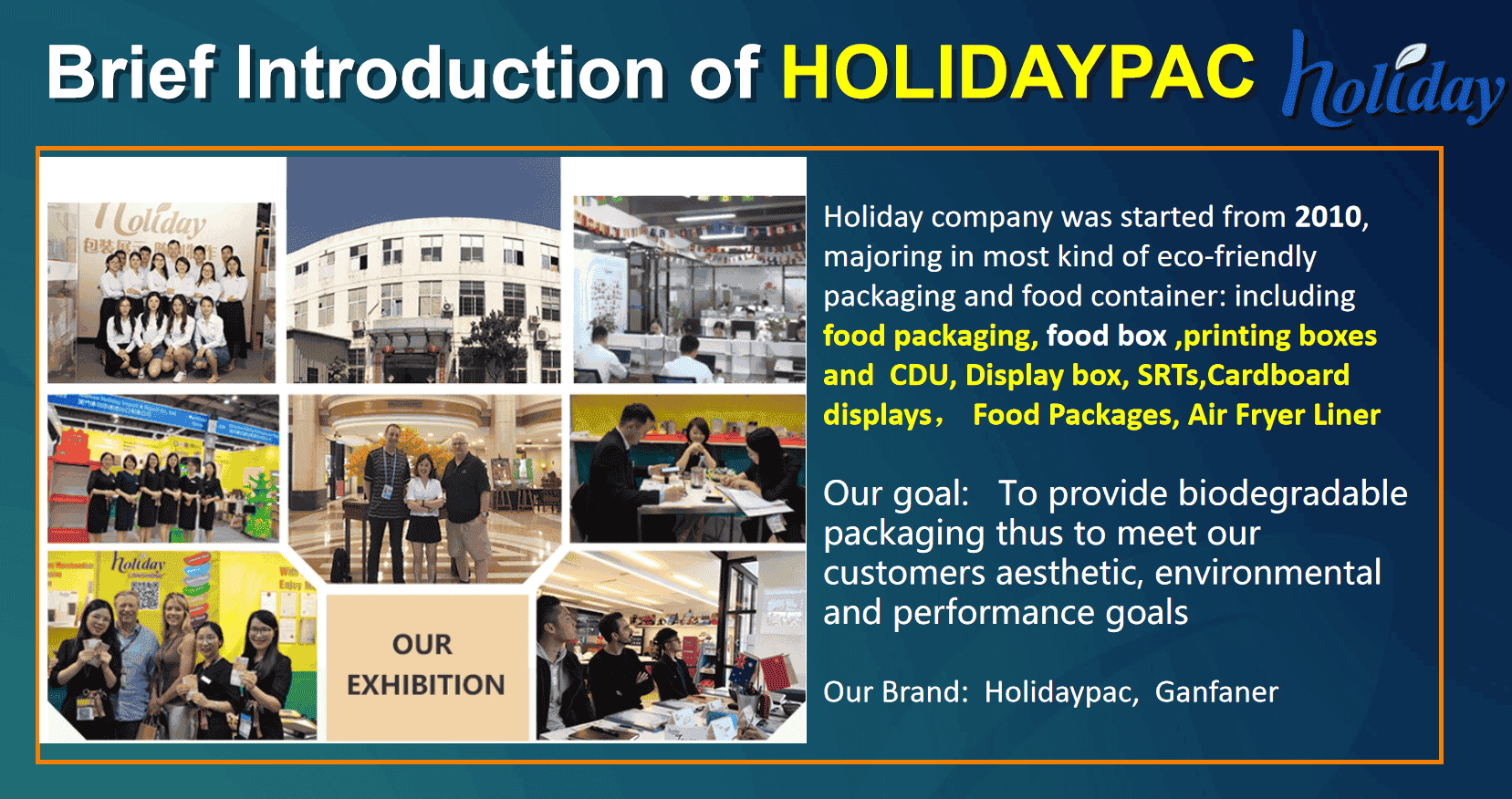 brief introduction of holidaypac