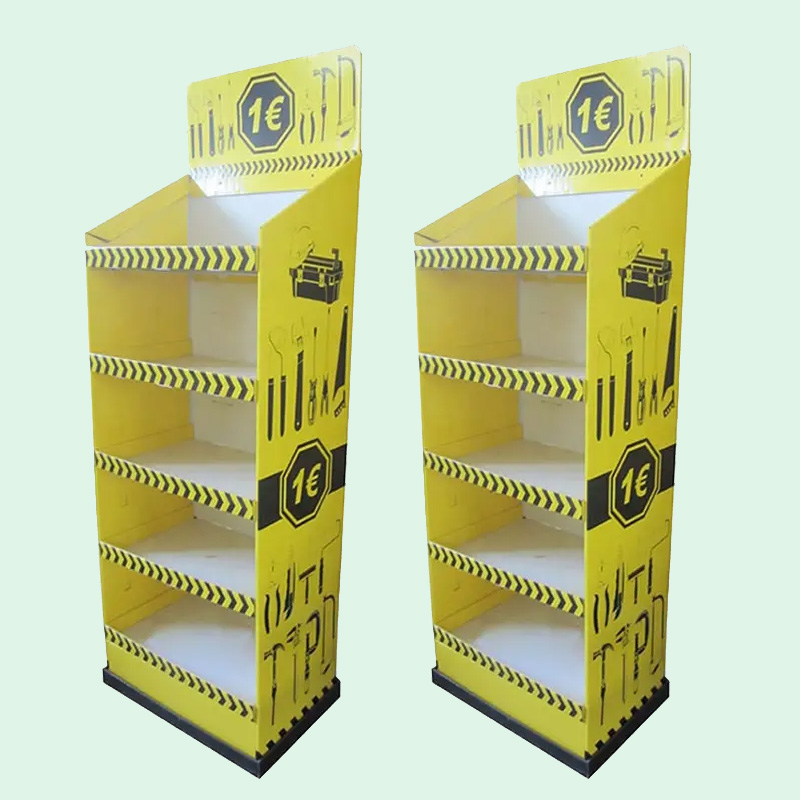 5 Tier Cardboard Pos Displays HLD-YPZ023
