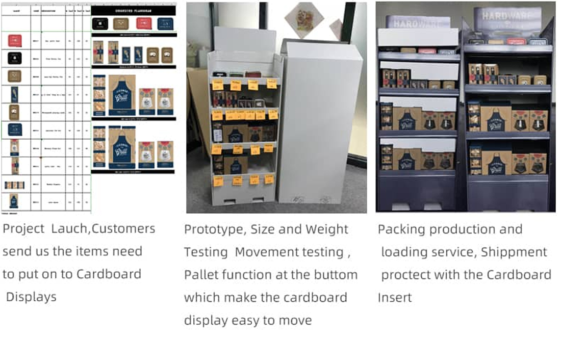 Custom Retail Store Promotion Paper Display Racks Pop Free Standing Floor Corrugated Stand Cardboard Display