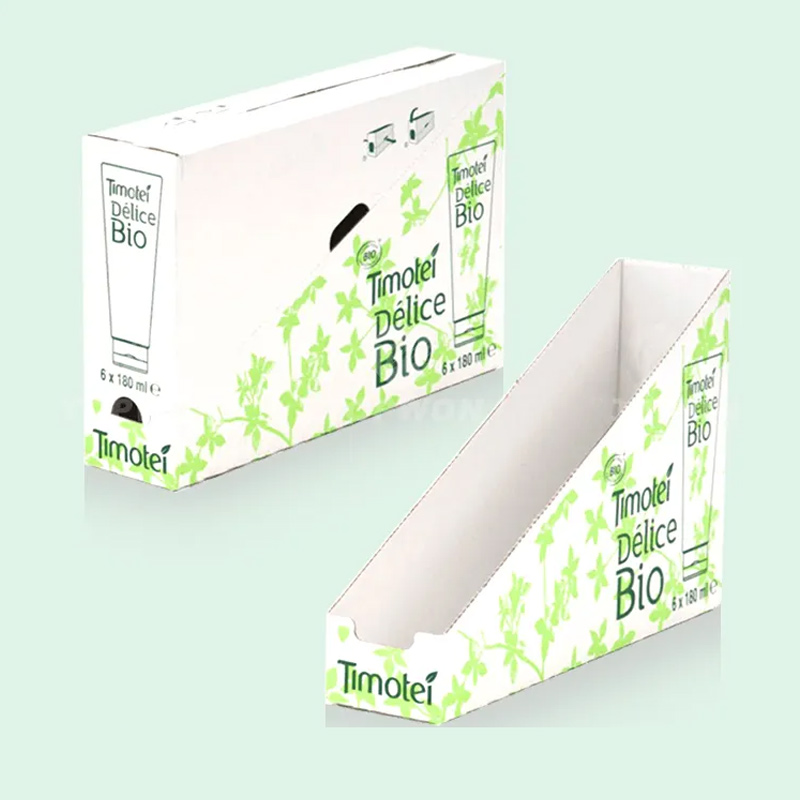 Custom Retail Paper Shelf Ready Display Packaging Box POS Cardboard Corrugated Tear Away Box