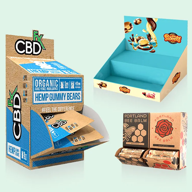 Corrugated Paper Pdq Counter Display