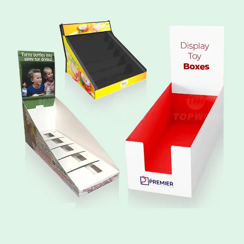 Custom Retail Promotion Carton Pqd Pop Up Cardboard Pen Display Box