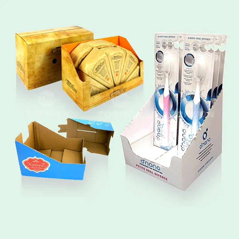 Custom Retail Promotion Carton Pqd Pop Up Cardboard Pen Display Box