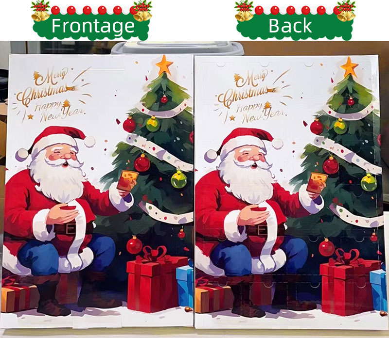 Christmas countdown box packaging