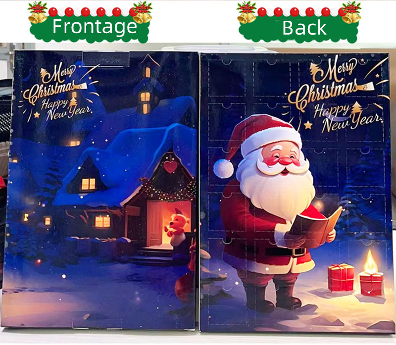 Christmas countdown box packaging
