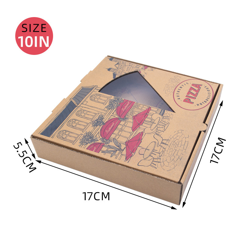 Factory Custom Wholesale Corrugated Pizza Box Packaging