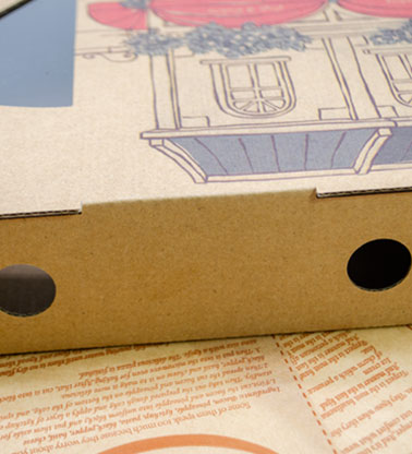 Pizza box details