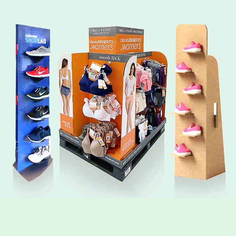 Retail Cardboard Pet Baby Kids Clothes Shop Store Display Stand