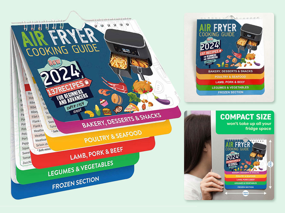 Elevating Brand Visibility and Engagement With Customized Magnet Air Fryer Cookbooks