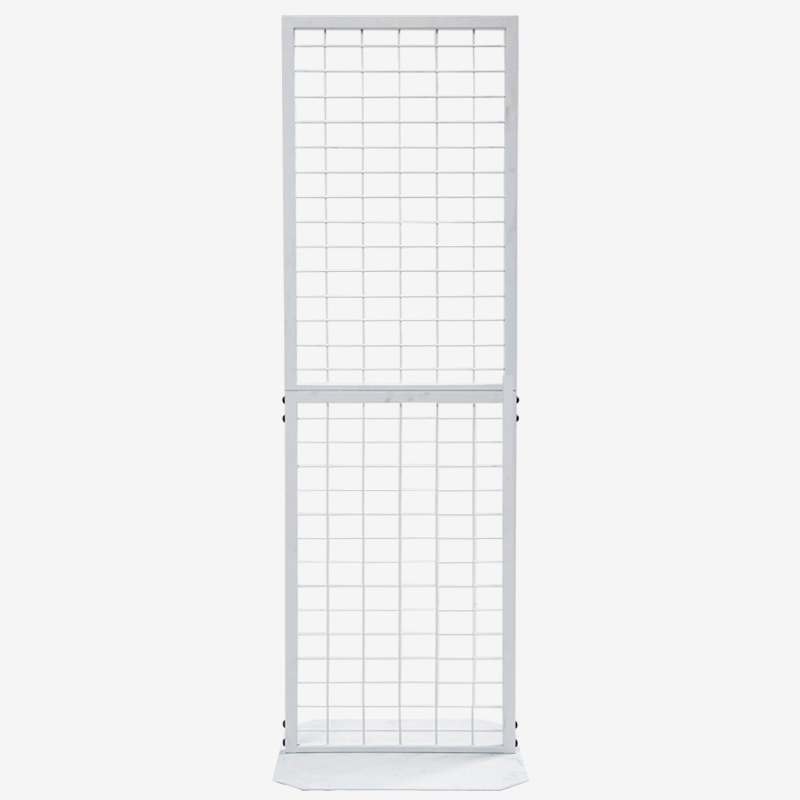 HOLIDAYPAC Multifunctional Steel Wire Mesh Supermarket Display Rack