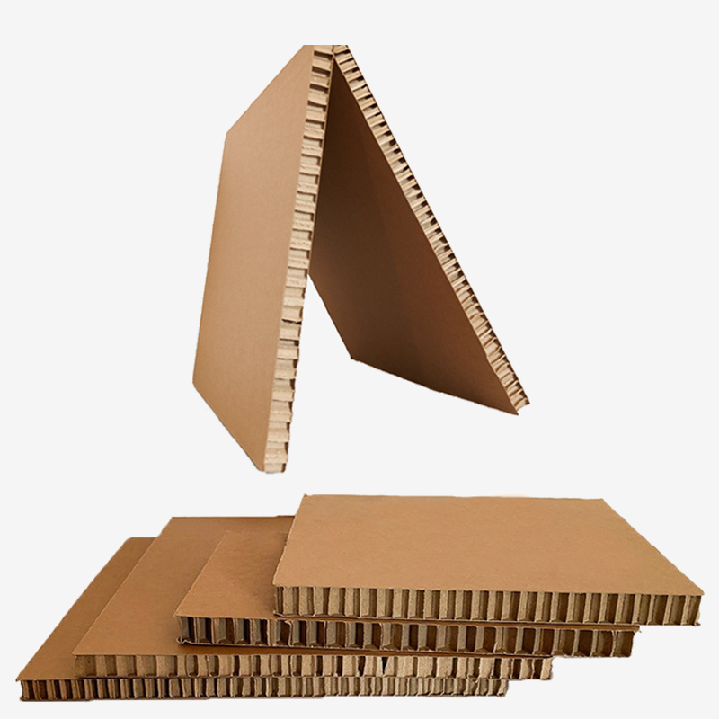 Honeycomb cardboard display stand