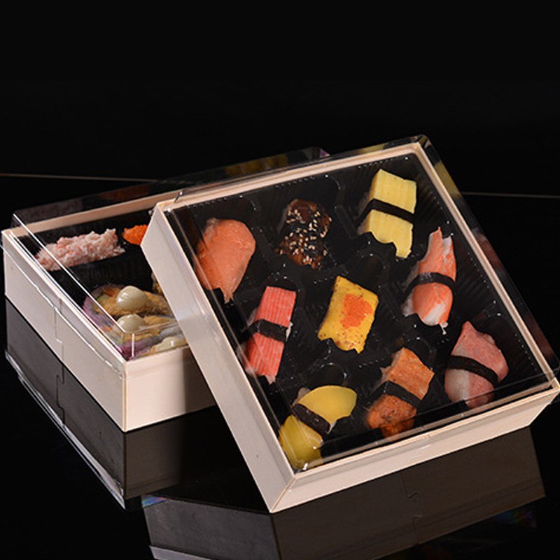 Wholesale Disposable Wooden Sushi Packaging Box