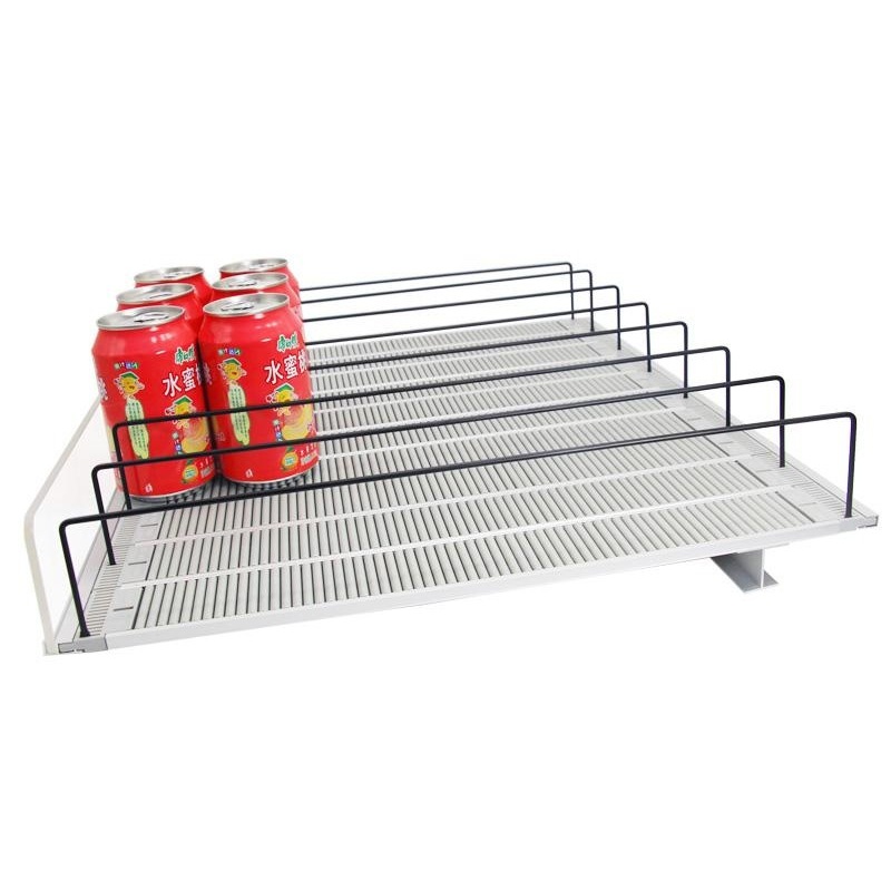 Adjustable Dividers Cooler Drink Roller Shelf Glide Display