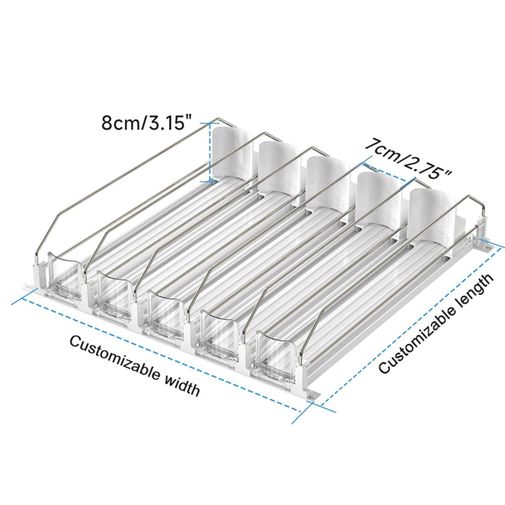 Spring Loaded Shelf Pusher for Beverage