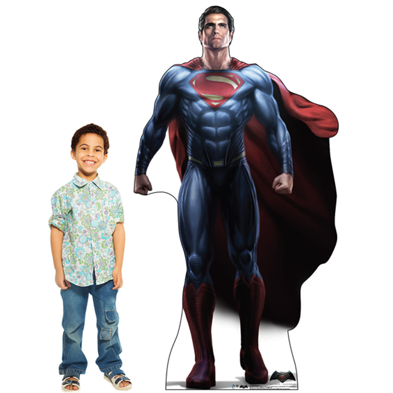 Marvel Superman Spider-Man Life Size Cardboard Cutout