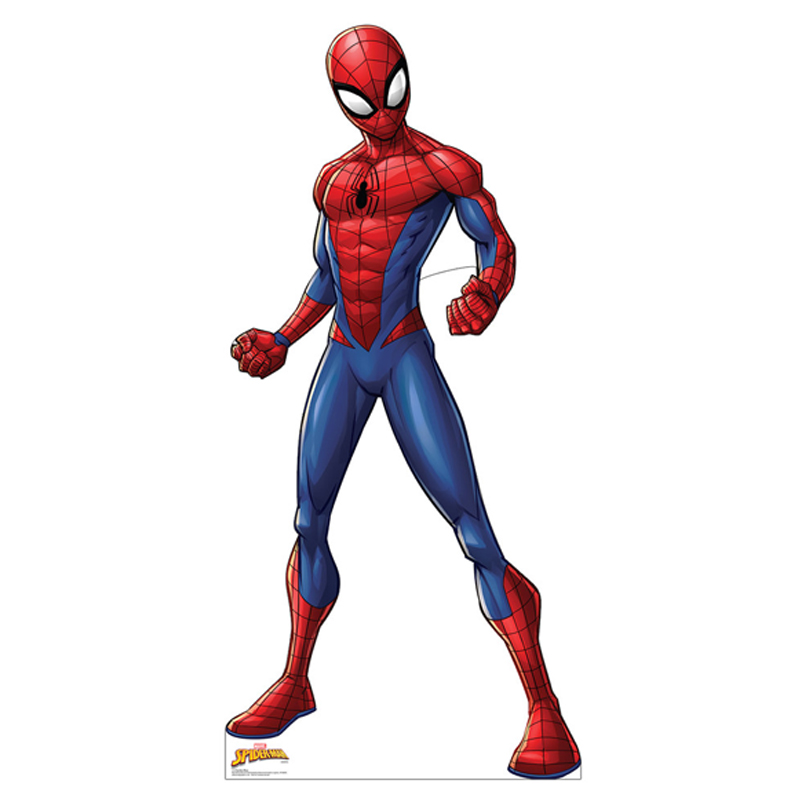 Marvel Superman Spider-Man Life Size Cardboard Cutout