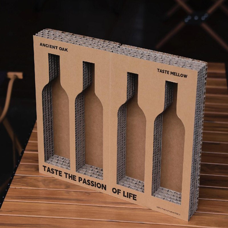 Customized Honeycomb Folding Packaging Box for Wine