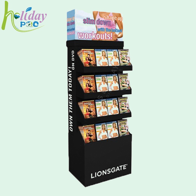 Customized CD floor Display Rack