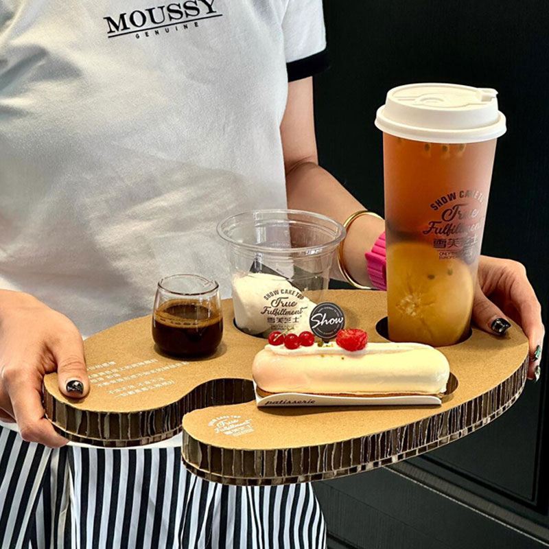 Biodegradable Cup Holder with HoneyComb Paperboard