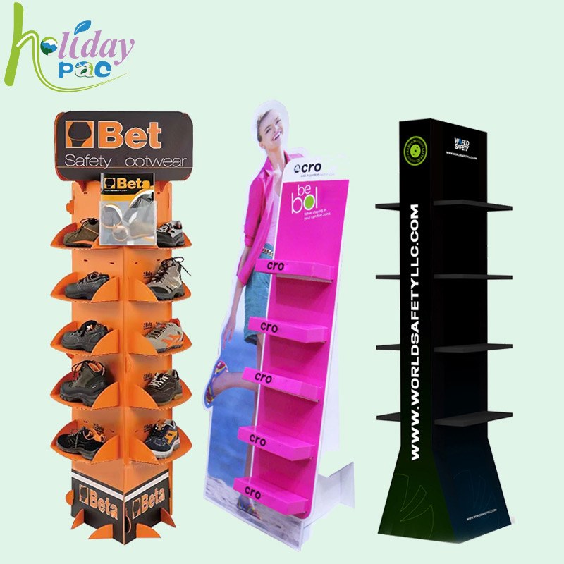 Custom Cardboard Shoe Display Stands