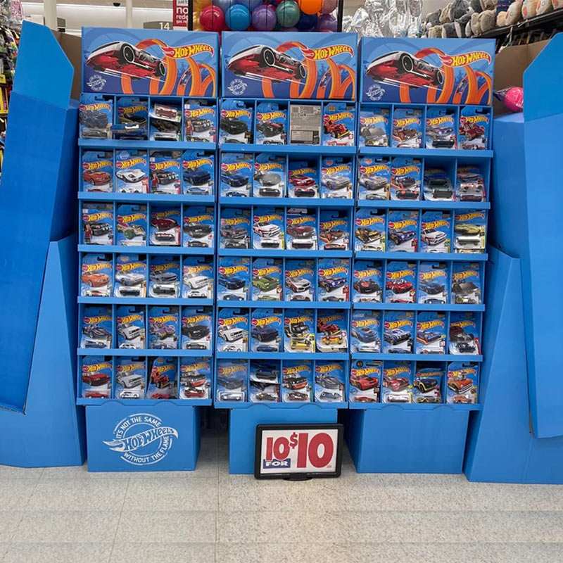 Custom Hot Wheels Cardboard Display