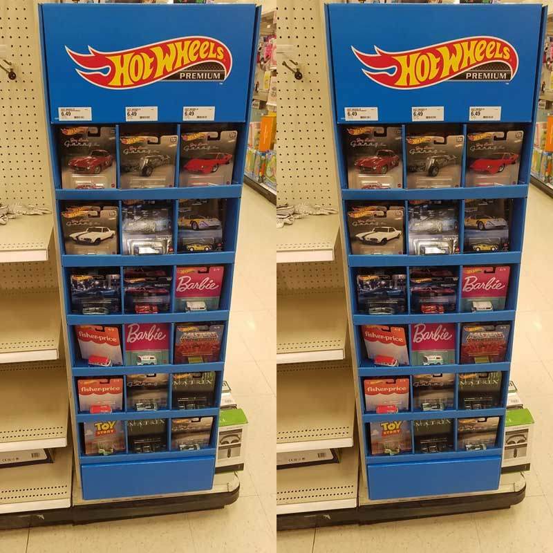 Custom Hot Wheels Cardboard Display