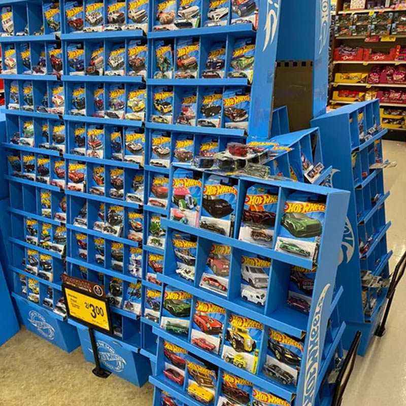 Custom Hot Wheels Cardboard Display