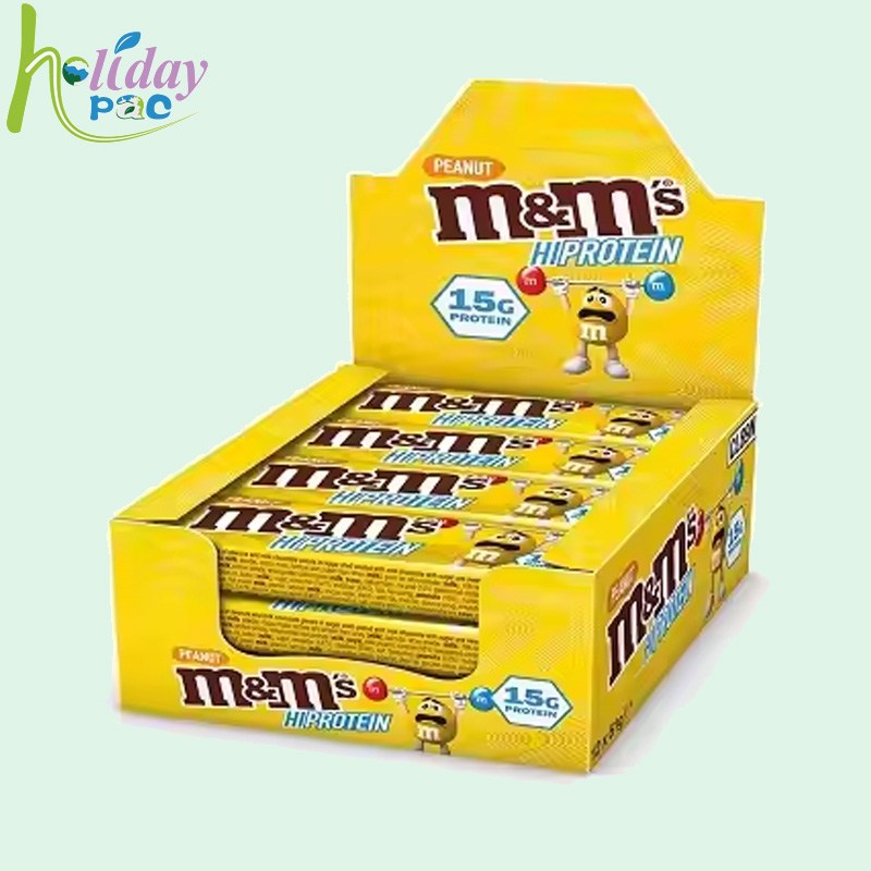 Custom M&M Chocolate Counter Shipper display stand