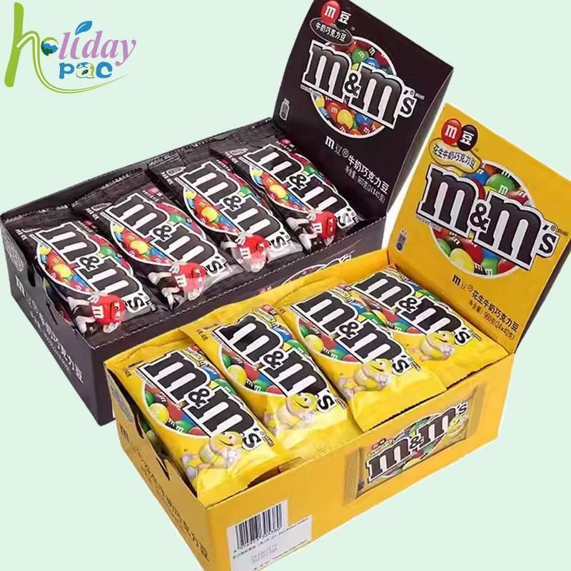 Custom M&M Chocolate Counter Shipper display stand