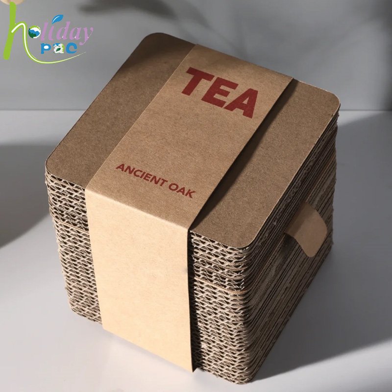 Custom Honeycomb Corrugated Cardboard Tea Packaging Box