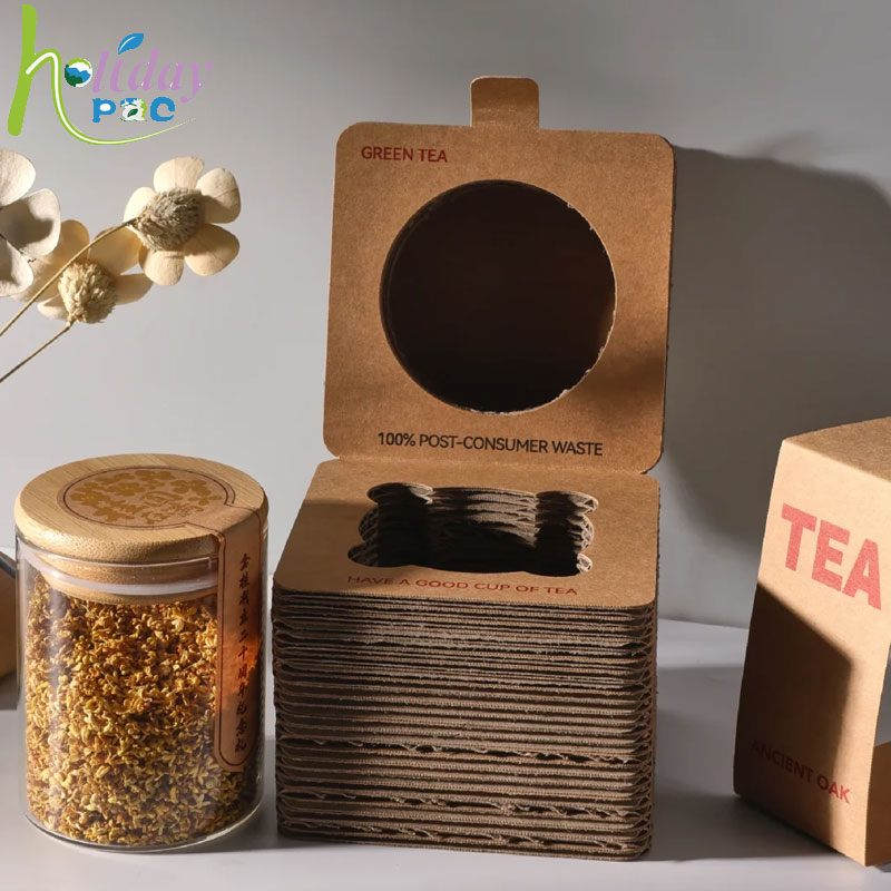 Custom Honeycomb Corrugated Cardboard Tea Packaging Box