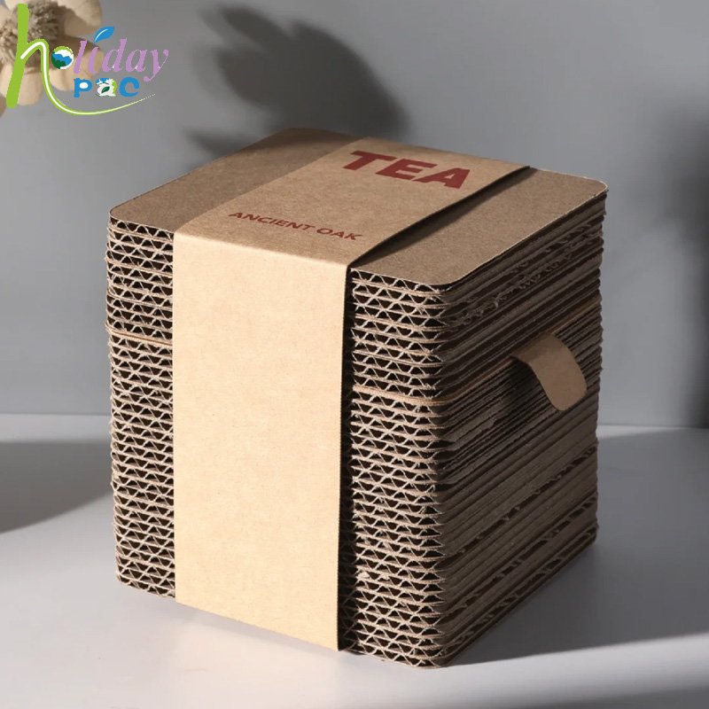 Custom Honeycomb Corrugated Cardboard Tea Packaging Box