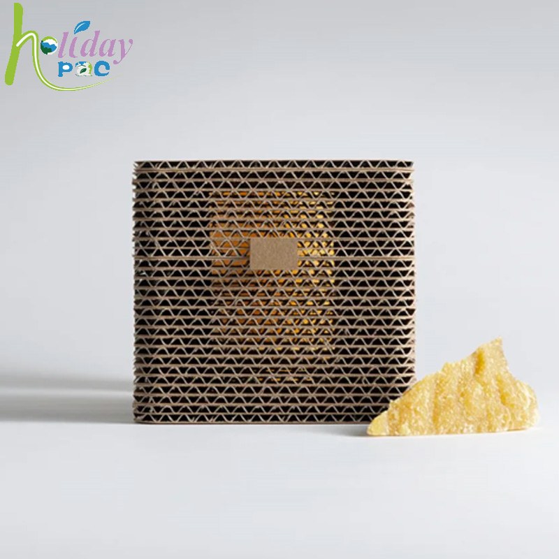 Custom Honeycomb Shape Honey Packaging Shipper Boxes