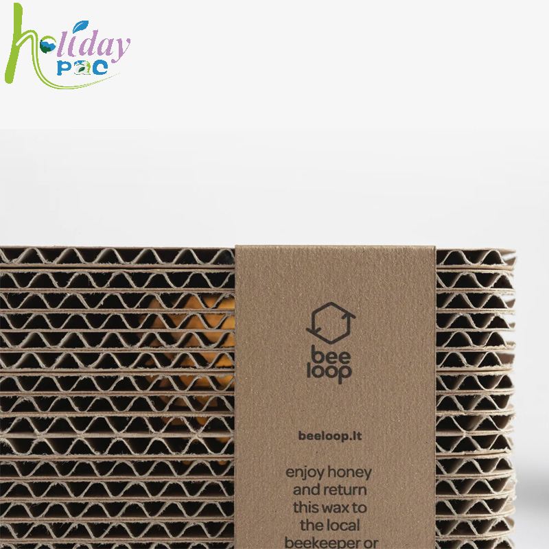 Custom Honeycomb Shape Honey Packaging Shipper Boxes