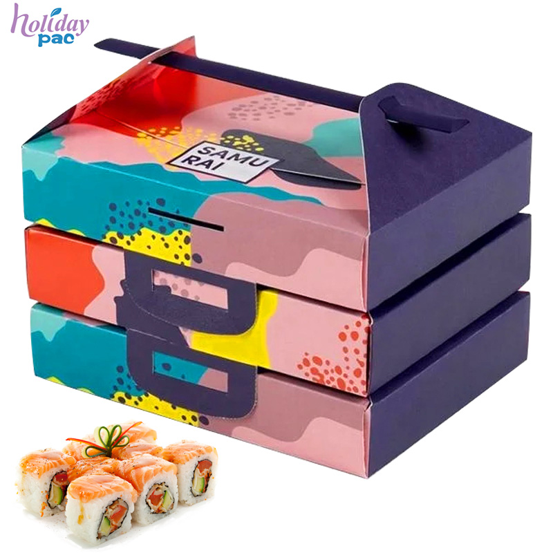 Holidaypac - Wholesale Customized Sushi Take out Paper Box