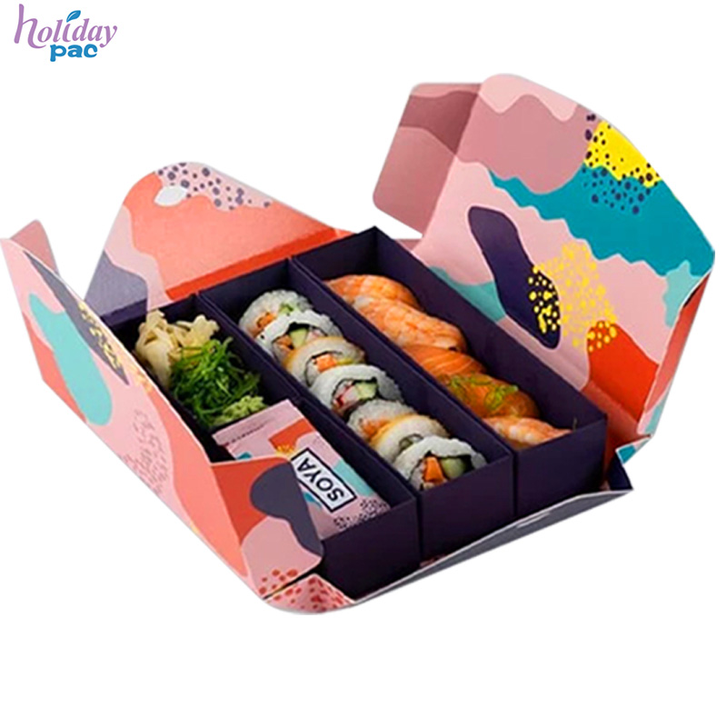 Holidaypac - Wholesale Customized Sushi Take out Paper Box