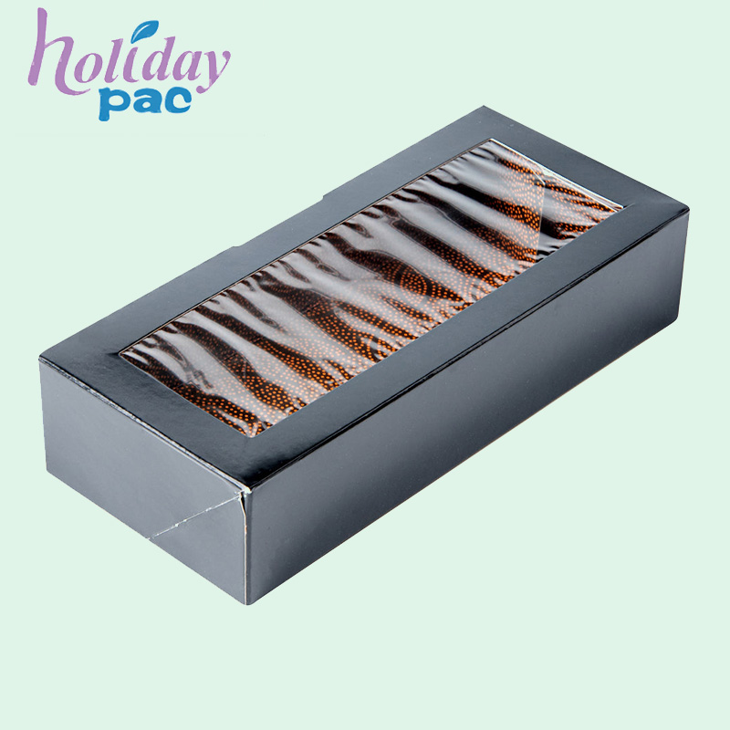 Custom Disposable Rectangular To Go Sushi Box with PET window - Holidaypac