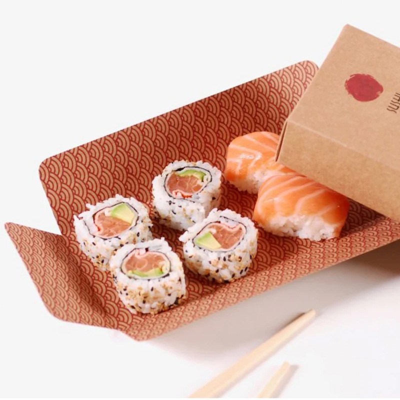 Custom Drawer Takeout Japanese Food Sushi Kraft Boxes - Holidaypac