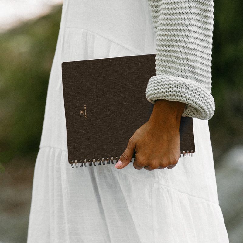 Custom Brass Wire Binding Perforated Journal Notebooks - Holidaypac