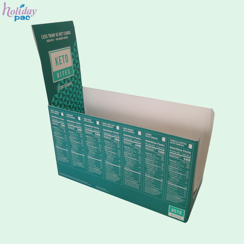 Shelf Ready Packaging with Lid-Header for Cosmetics -Holidaypac