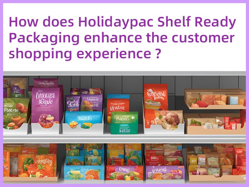 How does Holidaypac Shelf Ready Packaging enhance the customer shopping experience ?